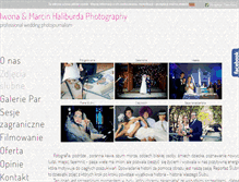 Tablet Screenshot of fotografiaslubna.weselnie.pl